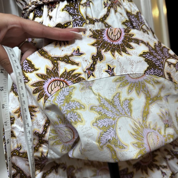 Cotton dress with puff sleeves - Picture 4 of 12